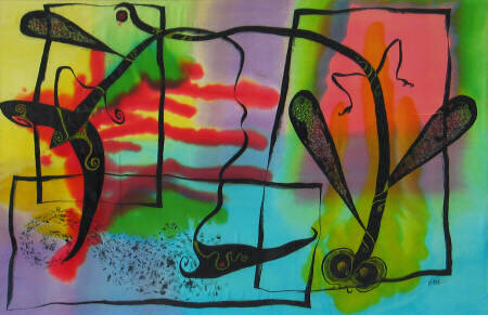 Secret Garden: der "Geheime Garten", in dem Erinnerungen mit dem Pinsel unserer Fantasie gemalt werden. 70 x 100 cm