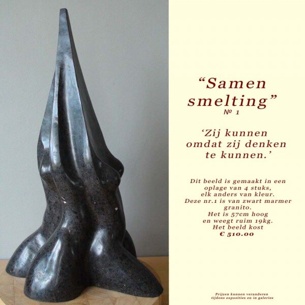 Beeld Samensmelting van Mirjam Wichgers